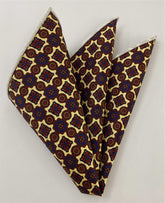 Macclesfield Printed Silk Pocket Square MCP-721